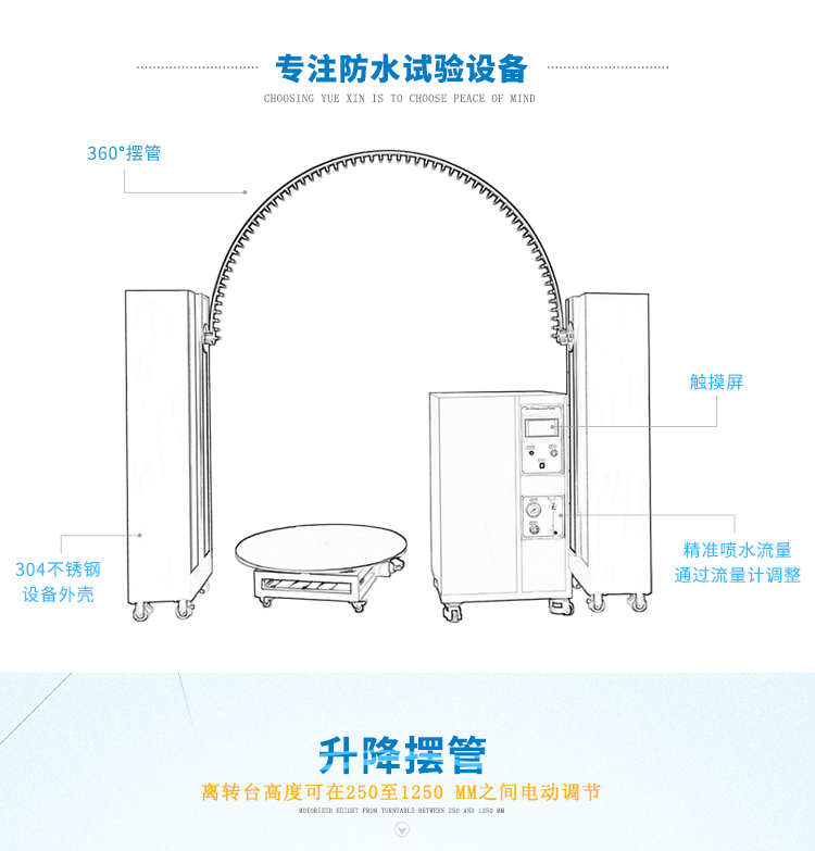 IPX34擺管淋雨試驗設(shè)備