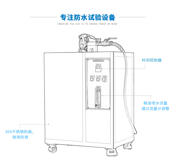 花灑淋雨試驗(yàn)箱