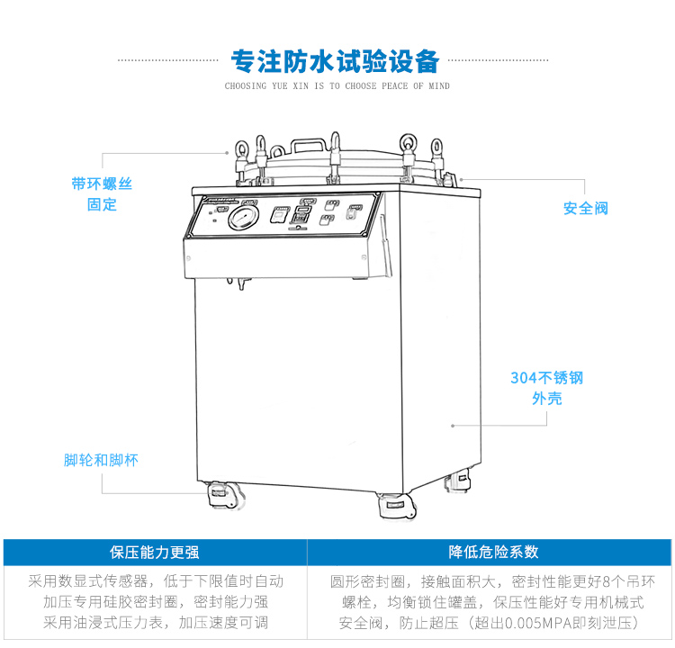 IPX8防浸水測試裝置