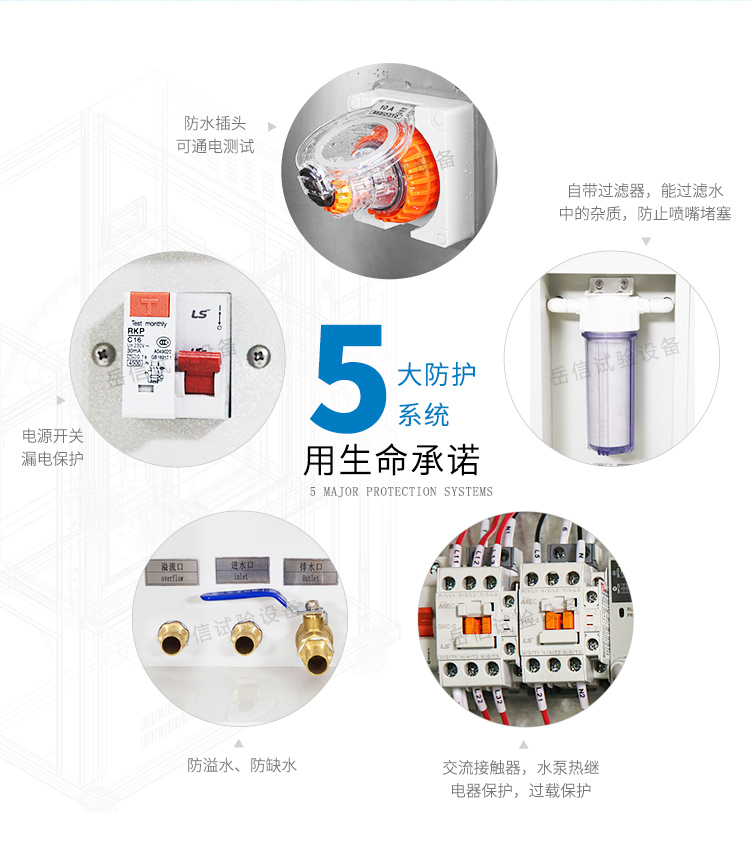 滴水（IPX1/2）和淋雨（IPX3/4）綜合型測(cè)試